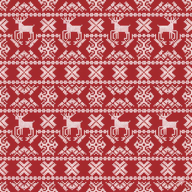 Reindeer Pattern Kissen (Von Creator hochgeladen)