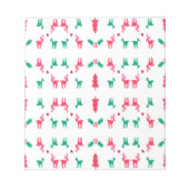 REINDEER PATTERN NOTIZBLOCK (Vorderseite)