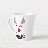 REINDEER PERSONALISIERTE MUG MILCHTASSE (Linke Ecke)