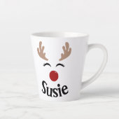 REINDEER PERSONALISIERTE MUG MILCHTASSE (Rechts)