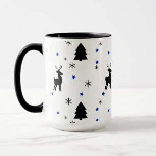 Reindeer Pine Forest Tasse