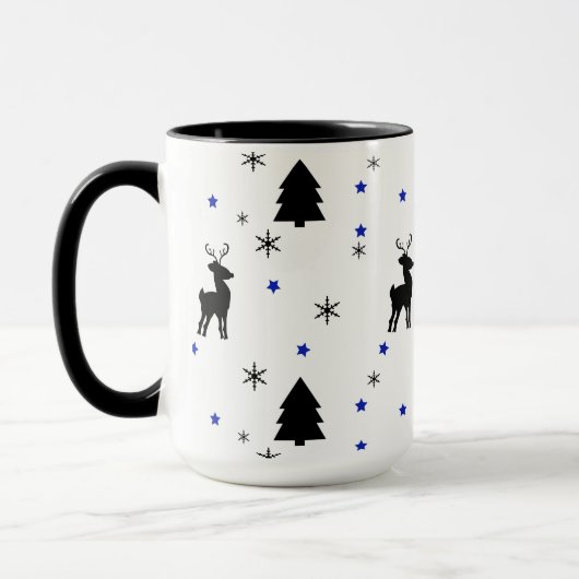 Reindeer Pine Forest Tasse (Links)