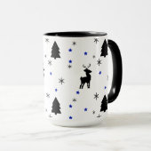 Reindeer Pine Forest Tasse (VorderseiteRechts)