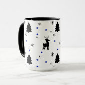 Reindeer Pine Forest Tasse (Vorderseite Links)