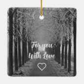 Reindeer, pixelart Merry Christmas, Pixel Art  Keramikornament (Rückseite)