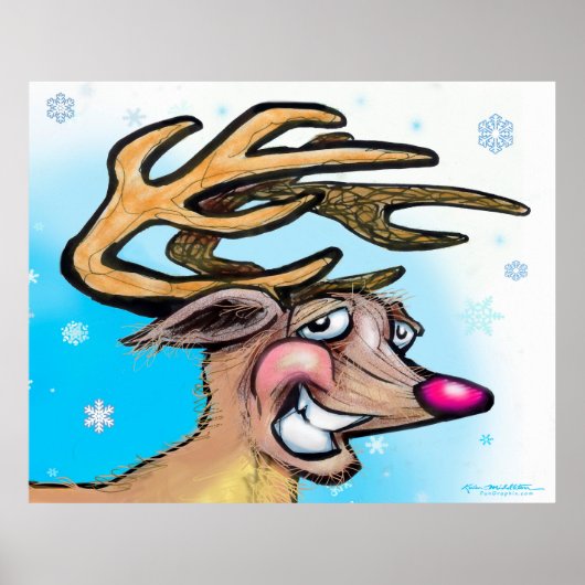Reindeer Poster (Vorne)