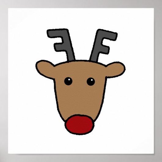 Reindeer Poster (Vorne)