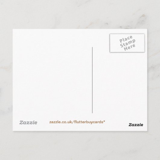 REINDEER POSTKARTE (Rückseite)