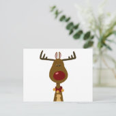 Reindeer Postkarte (Stehend Vorderseite)