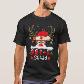 Reindeer Pre K Squad Weihnachtsschule Matching Fun T-Shirt (Vorderseite)