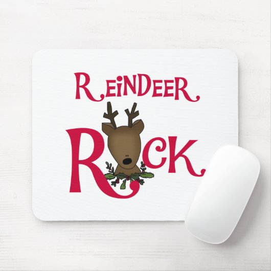 Reindeer Rock Mousepad (Mit Mouse)