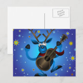 Reindeer Rock Postcard Postkarte (Vorne/Hinten)