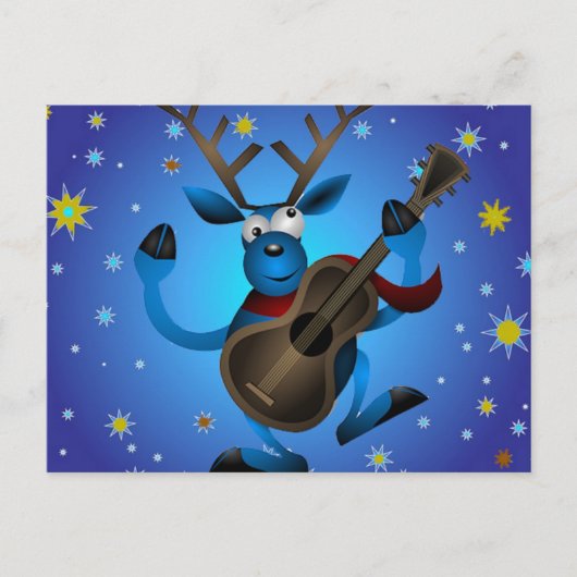 Reindeer Rock Postcard Postkarte (Vorderseite)
