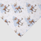 Reindeer Rudolph Christmas Seidenpapier (Detail)