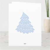 Reindeer Rudolph Grandson Christmas Karte (Rückseite)