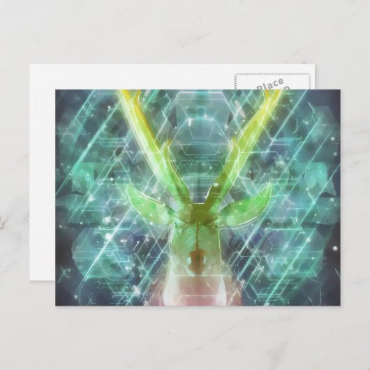 REINDEER SAASON Frohe Weihnachten | Sonderpostkart (Vorne/Hinten)