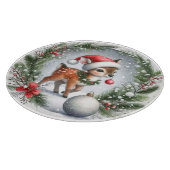 Reindeer Schneidebrett (Ecke)