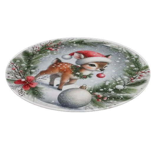 Reindeer Schneidebrett (Ecke)