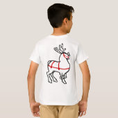 Reindeer Shirt Weihnachts Weihnachtskid's T - Shir (Schwarz voll)