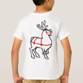 Reindeer Shirt Weihnachts Weihnachtskid's T - Shir (Rückseite)