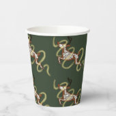 Reindeer Skeleton Pappbecher (Links)