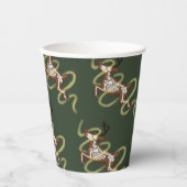 Reindeer Skeleton Pappbecher (Vorderseite)
