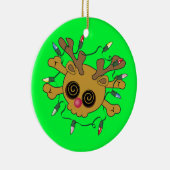 Reindeer Skull Keramik Ornament (Rechts)