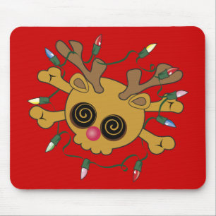 Reindeer Skull Mousepad