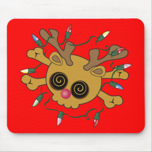 Reindeer Skull Mousepad