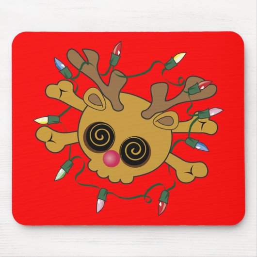 Reindeer Skull Mousepad (Vorne)