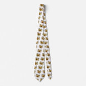 Reindeer Skull Neck Tie Krawatte (Vorderseite)