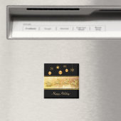 Reindeer Sleigh Holiday Christmas Magnet (In Situ (Geschirrspüler))