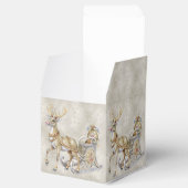 Reindeer Sleigh Holiday Geschenkboxen Geschenkschachtel (Geöffnet)