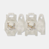 Reindeer Sleigh Holiday Geschenkboxen Geschenkschachtel (Ungefaltet)