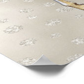 Reindeer Sleigh Holiday Poster (Ecke)