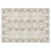 Reindeer Sleigh Holiday Tablecloth Tischdecke (Vorderseite (Horizontal))