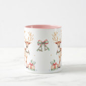Reindeer Sleigh Weihnachts-Tasse Tasse (Zentrum)