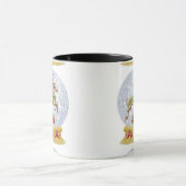 Reindeer Snow Globe Tasse (Zentrum)