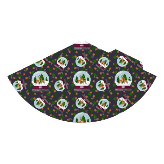 Reindeer Snow Globes Partyhütchen (Vorderseite)