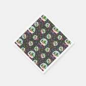 Reindeer Snow Globes Serviette (Ecke)