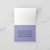 Reindeer Snowfall Holiday Card Feiertagskarte (Innenseite)