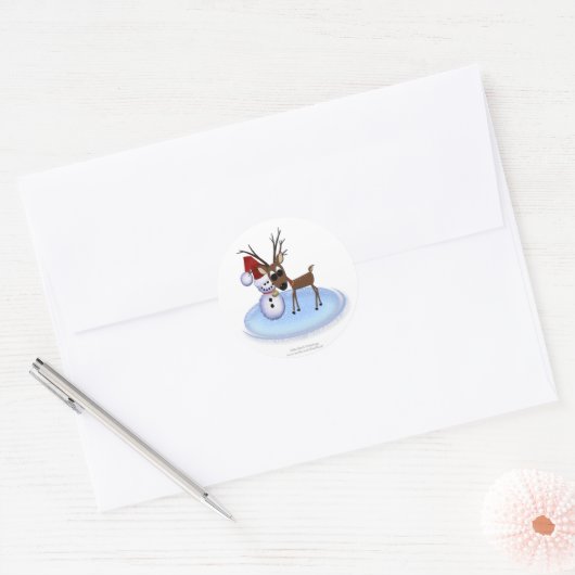 Reindeer Snowman Stickers (Umschlag)