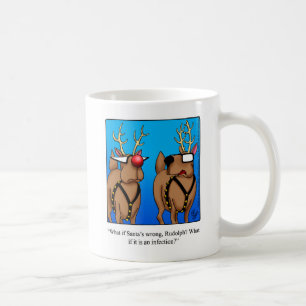 Reindeer Spaß Coffee Tasse Geschenk