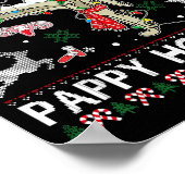 Reindeer Speculum Obgyn Nurse Ugly Christmas Obste Poster (Ecke)