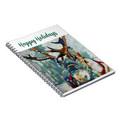 Reindeer Spiral Notebook Notizblock (Rechte Seite)