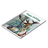 Reindeer Spiral Notebook Notizblock (Linke Seite)