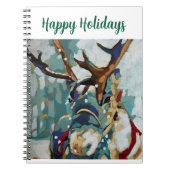 Reindeer Spiral Notebook Notizblock (Vorderseite)