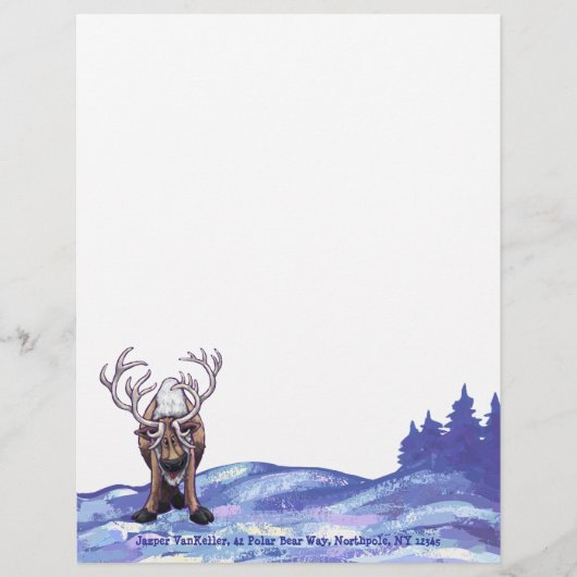 Reindeer Stationery (Vorderseite)
