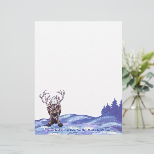Reindeer Stationery (Stehend Vorderseite)