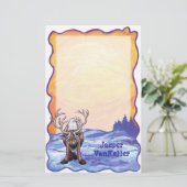 Reindeer Stationery Briefpapier (Stehend Vorderseite)